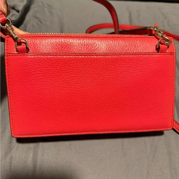 Kate Spade Vibrant Red Crossbody Bag - Picture 3 of 5